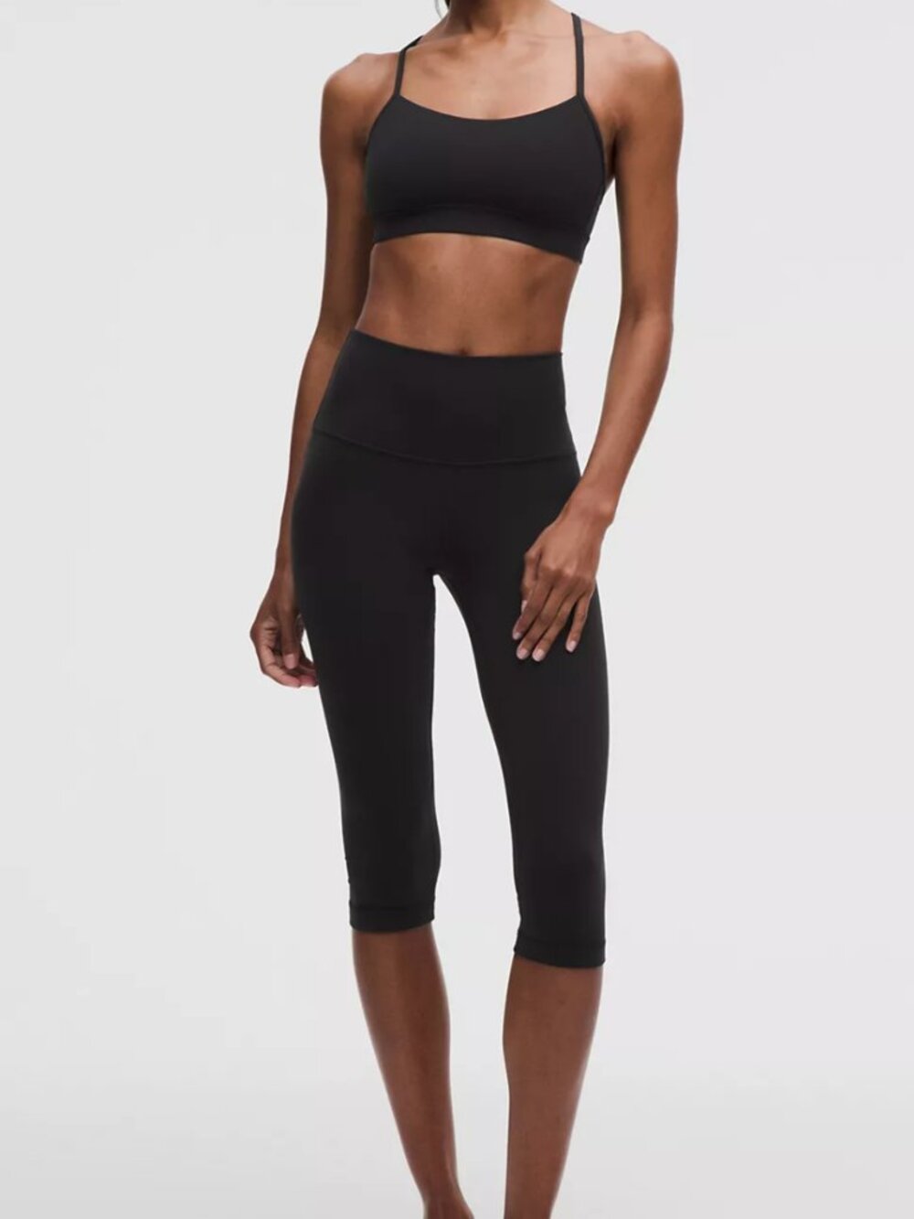 Lululemon Align Capris in Black